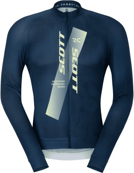 Scott - Jersey Rc Pro L/S - Radtrikot Gr L blau