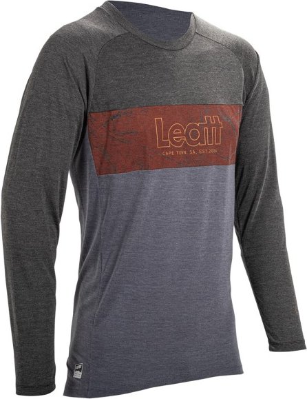 Thumbnail - Leatt - MTB Gravity 2.0 Jersey - Radtrikot Gr S grau