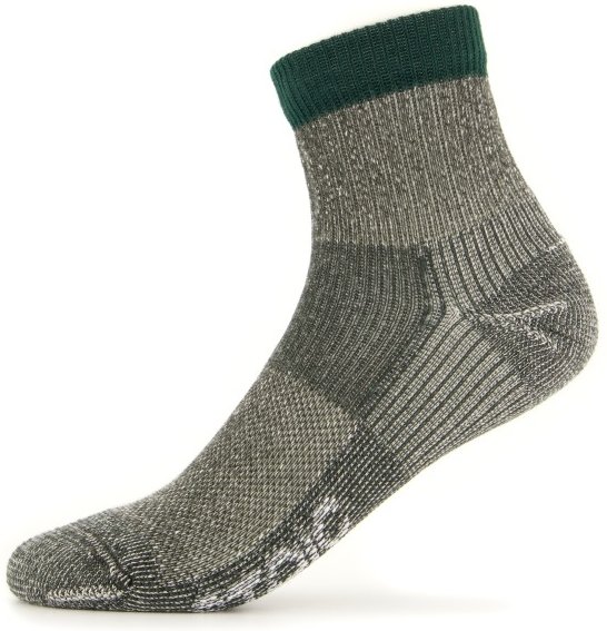 Thumbnail - Stoic - Merino Wool Cushion Light Quarter Socks - Wandersocken Gr 39-41 grau