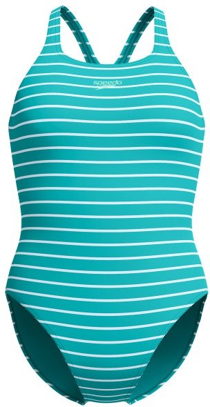 Thumbnail - Speedo - Women's Eco Endurance+ Printed Medalist - Badeanzug Gr 42 türkis
