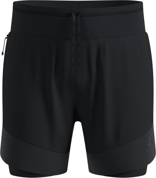 Odlo - X-Alp Trail 6 Inch 2-in-1 Short - Laufshorts Gr L schwarz