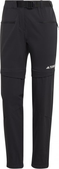 adidas Terrex - Women's Utilitas ZO Pants - Zip-Off-Hose Gr 44 - Regular schwarz