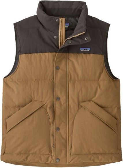 Patagonia - Downdrift Vest - Daunenweste Gr S braun