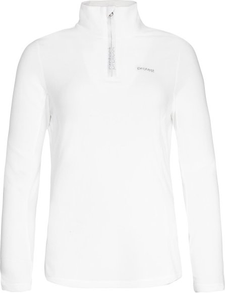 Thumbnail - Protest - Women's Mutez 1/4 Zip Top - Fleecepullover Gr 42 - XL weiß