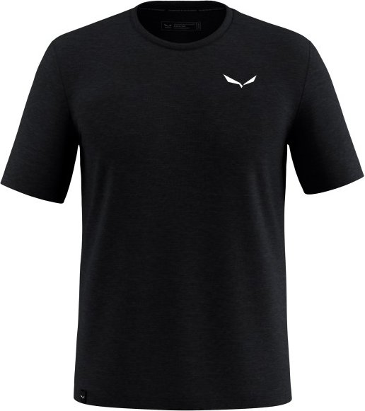 Salewa - Eagle Minilogo Alpine Merino T-Shirt - Merinoshirt Gr 48 schwarz