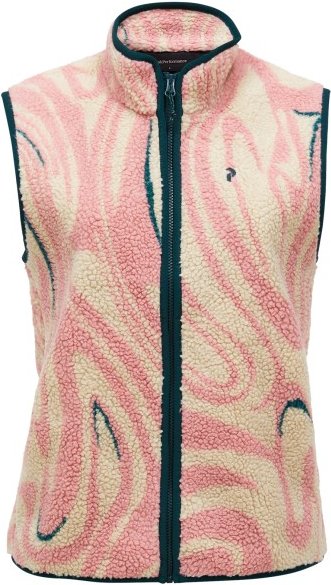 Peak Performance - Women's Graphic Pile Vest - Fleeceweste Gr XS rosa