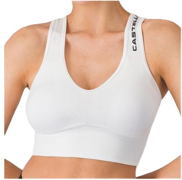 Castelli - Women's Comfort Travel Crop Top - Rad Singlet Gr S/M beige/weiß