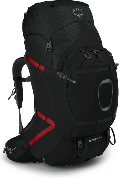 Osprey - Aether Plus 85 - Trekkingrucksack Gr S/M schwarz