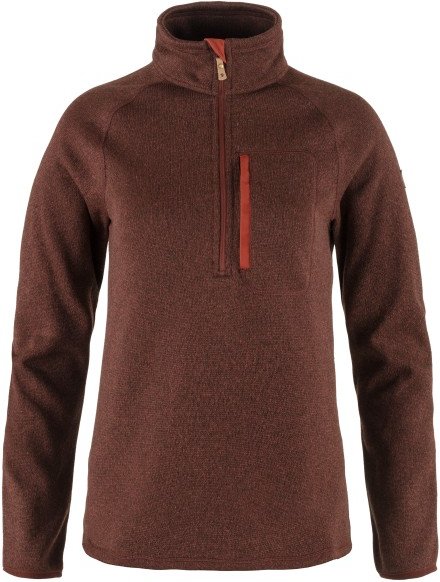 Fjällräven - Women's Övik Fleece Half Zip - Fleecepullover Gr M braun