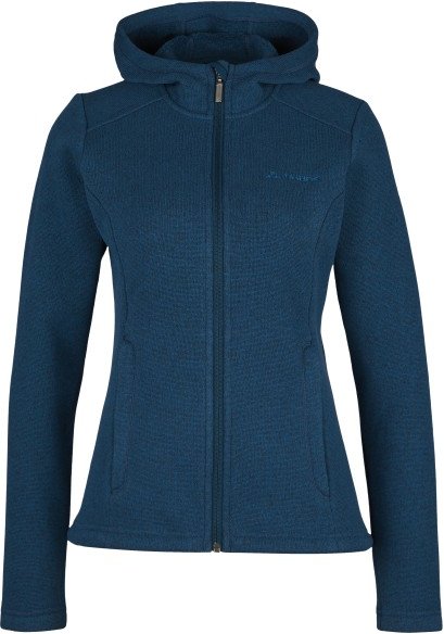 Vaude - Women's Aland Hooded Jacket - Fleecejacke Gr 46 blau