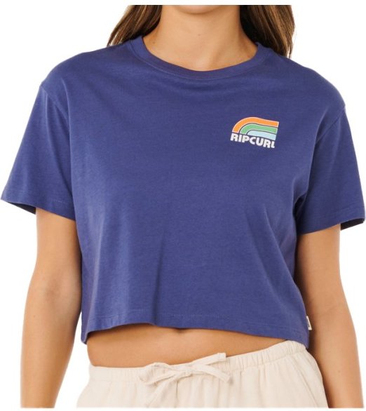 Rip Curl - Women's Surf Side Cropped Tee - T-Shirt Gr S blau