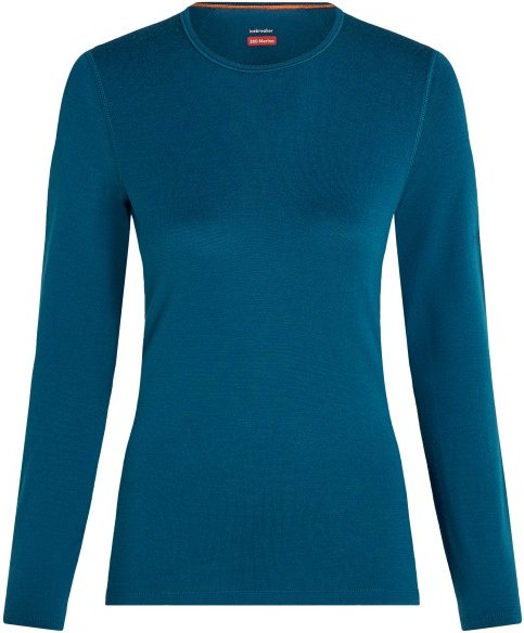 Icebreaker - Women's 260 Tech L/S Crewe - Merinounterwäsche Gr XL blau