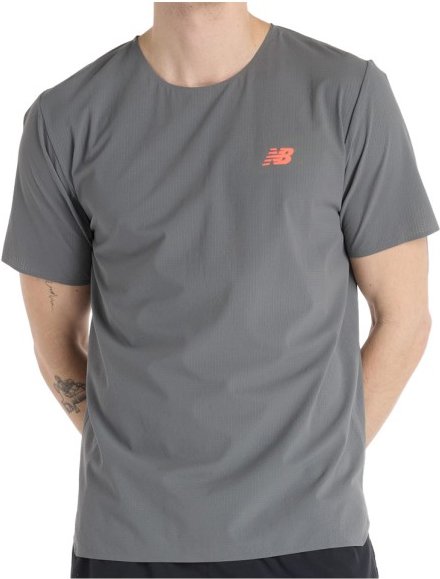 New Balance - Race Day Ultra Light T-Shirt - Laufshirt Gr M grau