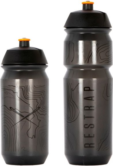 Restrap - Contour Bottle - Fahrrad Trinkflasche Gr 500 ml grau