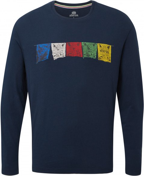Sherpa - Tarcho L/S Tee - Longsleeve Gr M blau