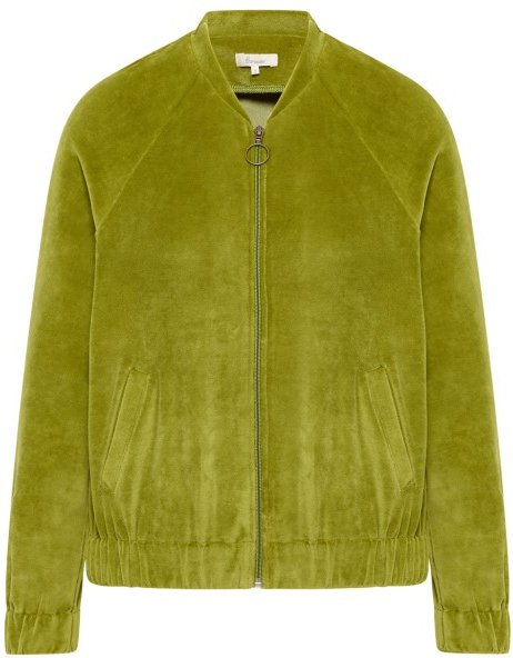 Thumbnail - Tranquillo - Women's Nicki-Jacke im Collage Stil - Freizeitjacke Gr XL oliv