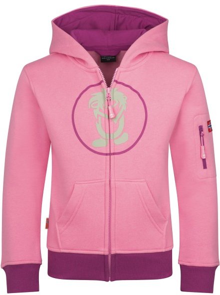 Trollkids - Kids Sortland Jacket - Hoodie Gr 104 rosa