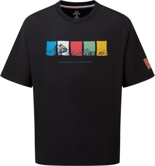 Sherpa - New Tarcho Tee - T-Shirt Gr L schwarz