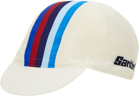 Santini - UCI World Champion Cycling Cap - Radmütze Gr One Size weiß