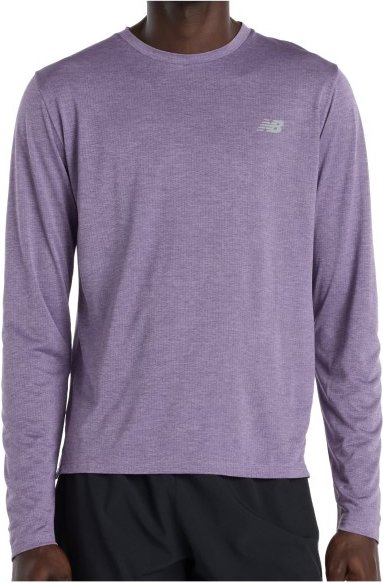 New Balance - Athletics Run L/S - Laufshirt Gr L rosa