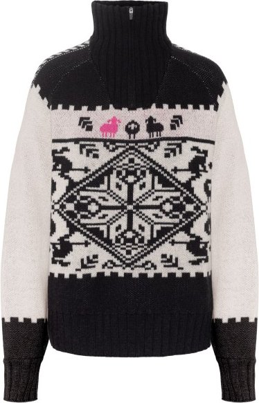 Thumbnail - Kari Traa - Women's Saga Knit - Pullover Gr S grau/schwarz