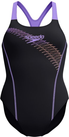 Thumbnail - Speedo - Women's Medley Logo 1 Piece - Badeanzug Gr 40 schwarz