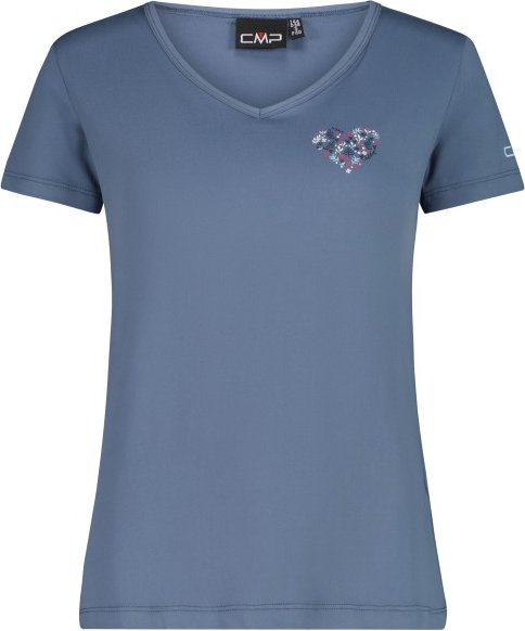 CMP - Women's T-Shirt V-Neck - Funktionsshirt Gr 44 space