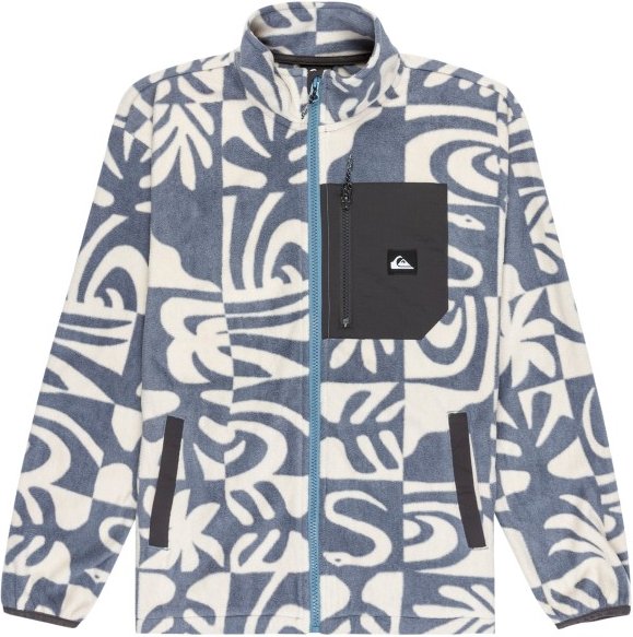 Thumbnail - Quiksilver - Kid's Ice Fields Full-Zip - Fleecejacke Gr XS - 8 Years grau