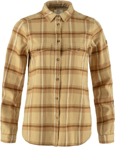 Fjällräven - Women's Övik Heavy Flannel Shirt - Hemd Gr M beige