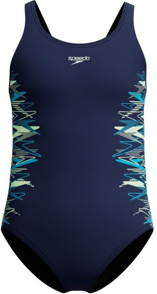Speedo - Kid's Placmement Muscleback - Badeanzug Gr 152 blau