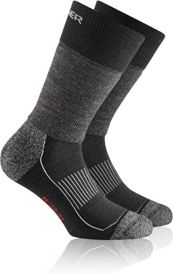 Thumbnail - Rohner - Nordic Protect L/R - Skisocken Gr 36-38 grau/schwarz