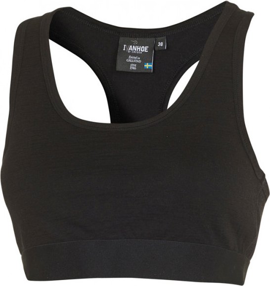 Ivanhoe of Sweden - Women's Underwool Wool Bra - Merinounterwäsche Gr 46 schwarz