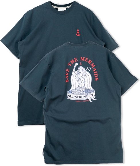LAKOR - Save The Mermaids Back T-Shirt - T-Shirt Gr S blau