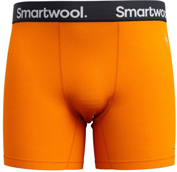 Thumbnail - Smartwool - Boxer Brief Boxed - Merinounterwäsche Gr S orange