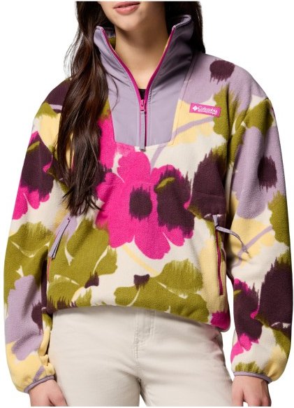 Columbia - Women's Sequoia Grove Printed Half Zip - Fleecepullover Gr XL bunt