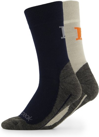 Heber Peak - Kid's EvergreenHe. Hiking Crew Socks 2-Pack - Wandersocken Gr 31-34 blau