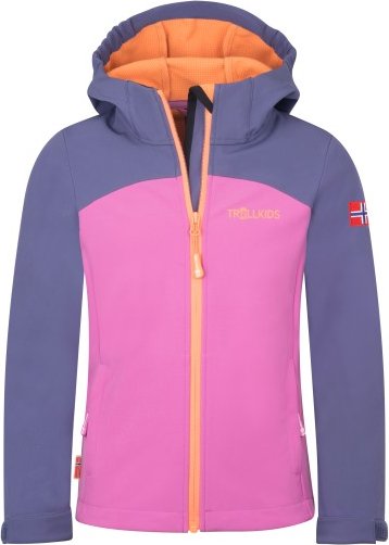 Trollkids - Girl's Kristiansand Jacket XT - Softshelljacke Gr 98 rosa