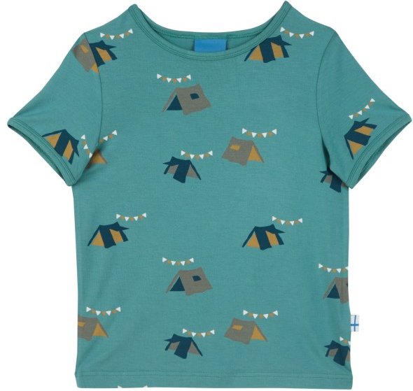 Finkid - Kid's Ilta Sun - T-Shirt Gr 140/150 türkis