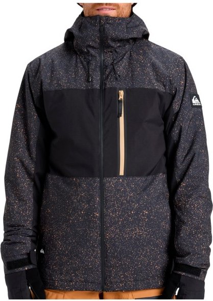 Thumbnail - Quiksilver - Sycamore Printed Jacket - Skijacke Gr L grau/schwarz