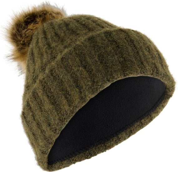 P.A.C. - Women's Jona Pompom Beanie - Mütze Gr One Size oliv