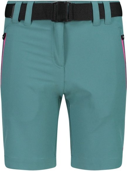 Thumbnail - CMP - Girl's Bermuda with Belt - Shorts Gr 152 türkis