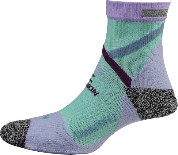 P.A.C. - Women's 6.2 Running Reflective Pro Mid Compression - Laufsocken Gr 35-37 türkis