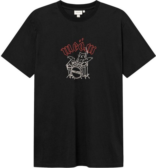 DEDICATED - T-Shirt Stockholm Meow - T-Shirt Gr XL schwarz