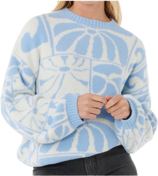Thumbnail - Rip Curl - Women's AOTS - TY Williams Jacquard Crew - Pullover Gr XL grau