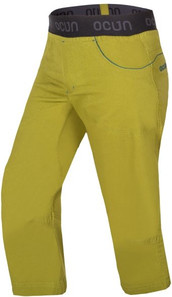 Ocun - Jaws 3/4 Pants - Kletterhose Gr M oliv/gelb