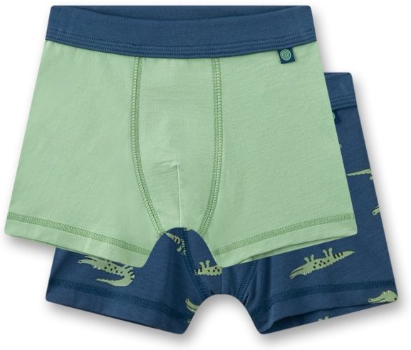 Sanetta - Kid's Doppelpack Shorts 337250 - Unterhose Gr 116 grün
