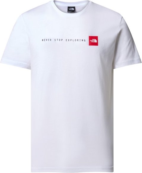 The North Face - S/S Never Stop Exploring Tee - T-Shirt Gr M weiß