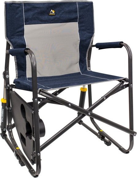 Thumbnail - GCI - Freestyle Rocker With Side Table - Campingstuhl Gr 61 x 63,5 x 88,5 cm grau
