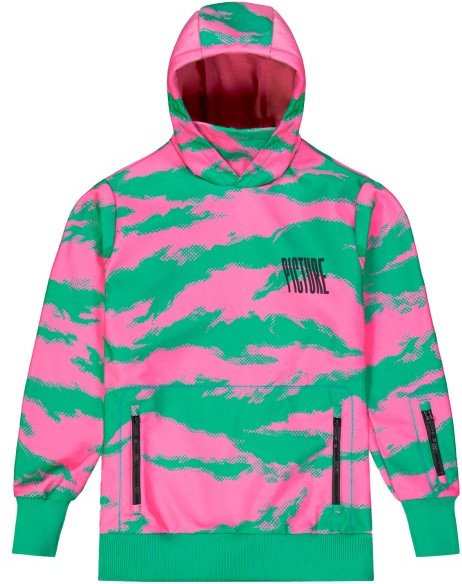 Picture - Parker Printed Jacket - Softshellpullover Gr XL türkis/rosa