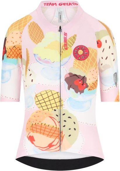 Q36.5 - Women's Gregarius Pro Team Gelato Jersey - Radtrikot Gr L weiß